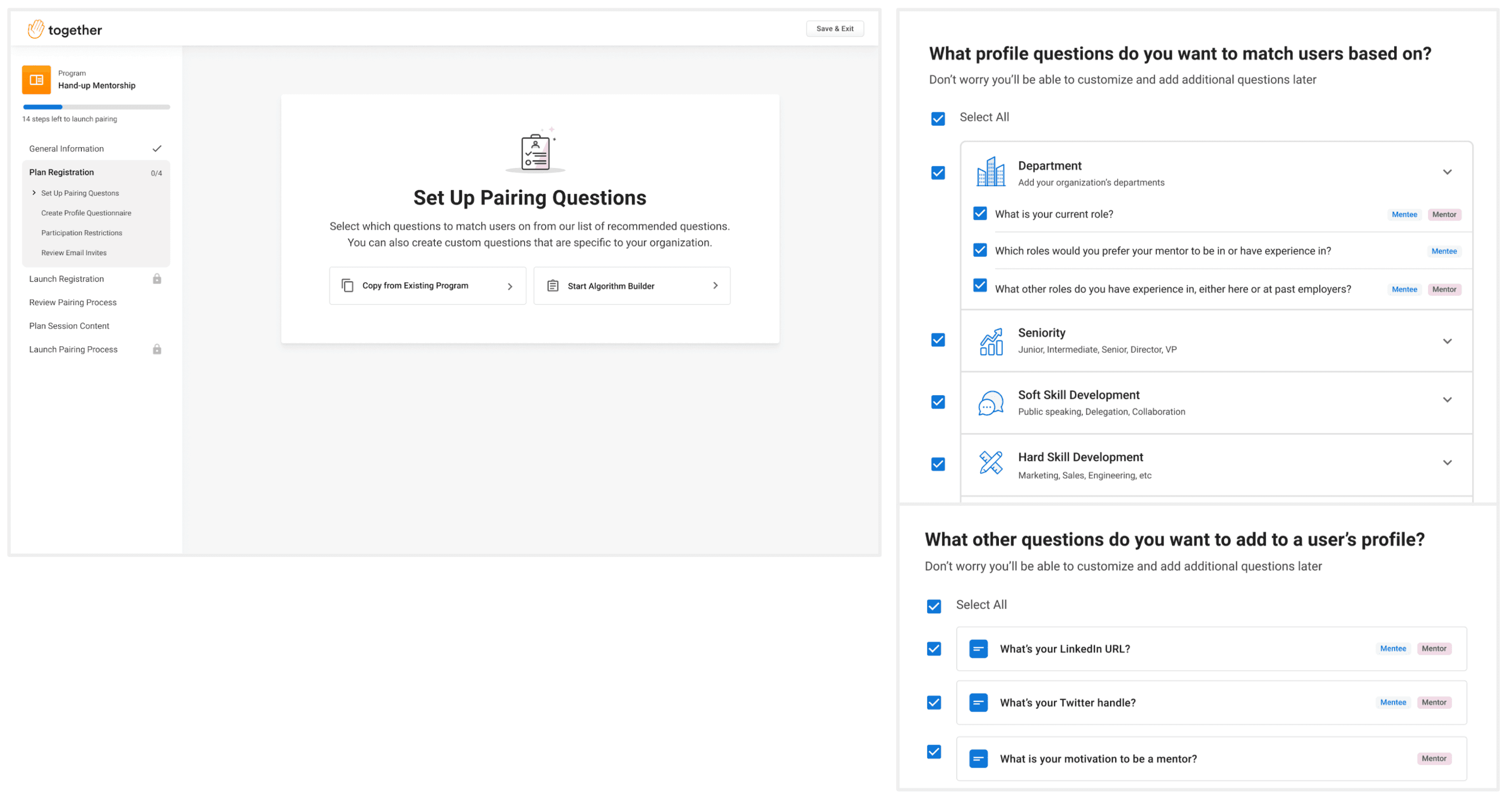 alternate patterns for creating content